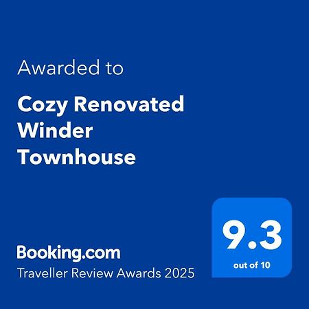 Cozy Renovated Winder Townhouse Traveller Awards 2025 Winner Luaran gambar